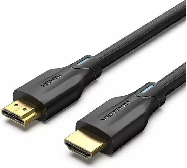 Image du produit Vention Câble Cotton Braided HDMI 2.1 noir - 1m (1 m)