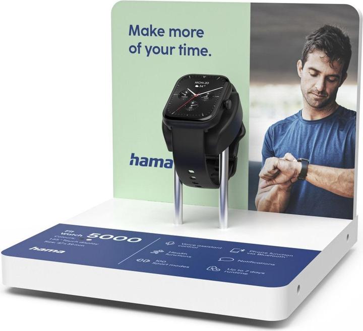 Produktbild Hama Fit Watch 5000 Test MODULE.ZWART.18x18x16cm Engels (73296006)