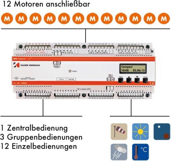 Actual product image Kaiser Nienhaus Multiple control unit 338000