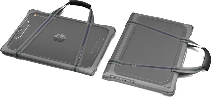 Produktbild MaxCases Extreme Shell-F2 Slide Case For Hp Fortis Chromebook G11 14 (Gray/Clear) (14", HP)
