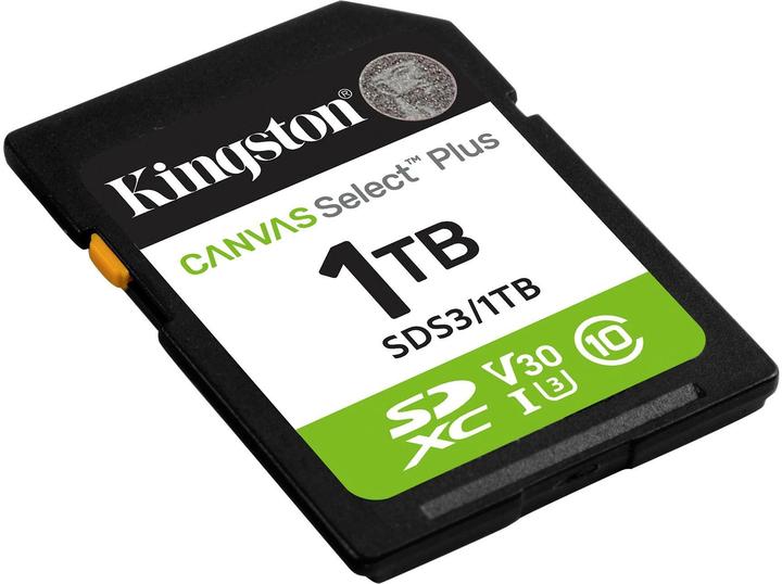 Produktbild Kingston Canvas Select Plus (1000 GB, SDXC, U3, UHS-I)