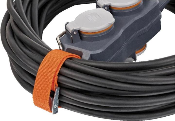 Produktbild Brennenstuhl Verlängerungskabel 16 A Schwarz, Orange 25 m (25 m, CEE 7/3)