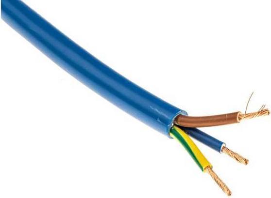 Produktbild RS PRO H05VV-F, PVC Verdrahtungsleitung Blau, 3 x (100 m)