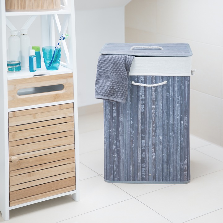 Actual product image Relaxdays Rectangular Hamper (83 l)