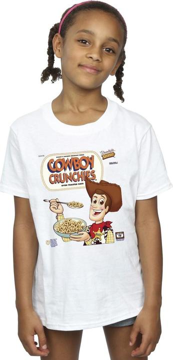 Actual product image Disney Girls Toy Story Woody Cowboy Crunchies Cotton T-Shirt (116)
