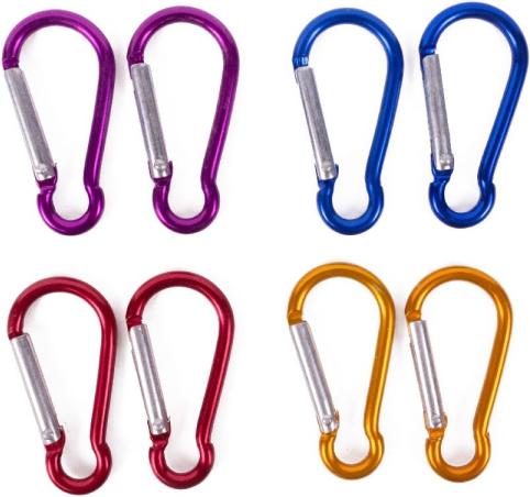 Immagine prodotto Benson 8 pezzi mini moschettoni