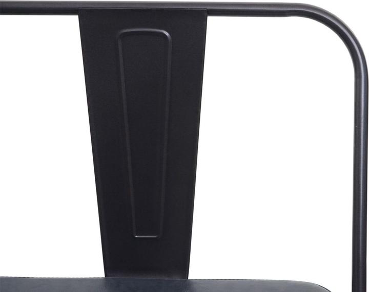 Produktbild Swisshandel24 3er Sitzbank, Garderobenbank Esszimmerbank, Kunstleder Chesterfield Industrial Gastronomie schwarz-g (153 cm)