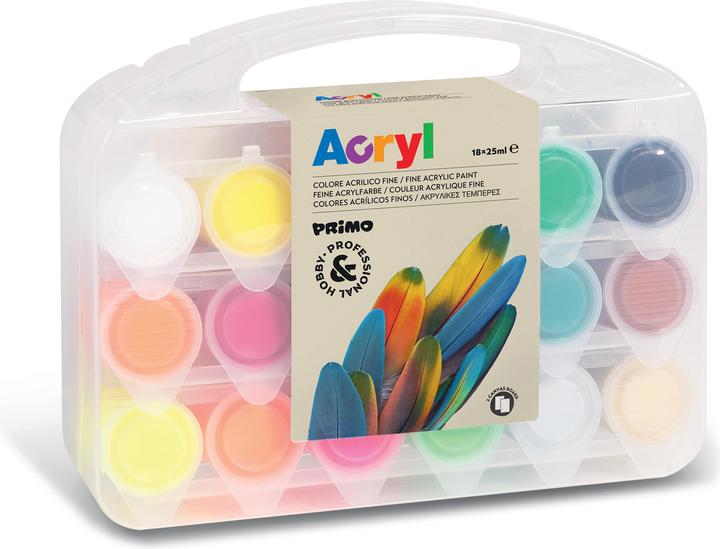 Morocolor Acrylic paint Primo 25ml 004095 ass. 18 piece (25 ml)