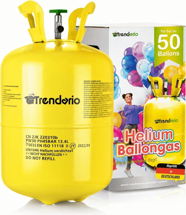 Trendario Einweg Helium 50er-Flasche