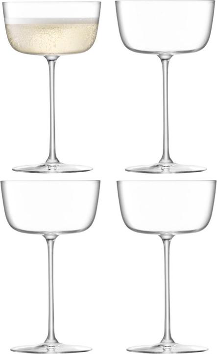 LSA Borough Cocktailschale 240ml Klar x 4 (2.40 dl, 4x, Aperitifgläser)