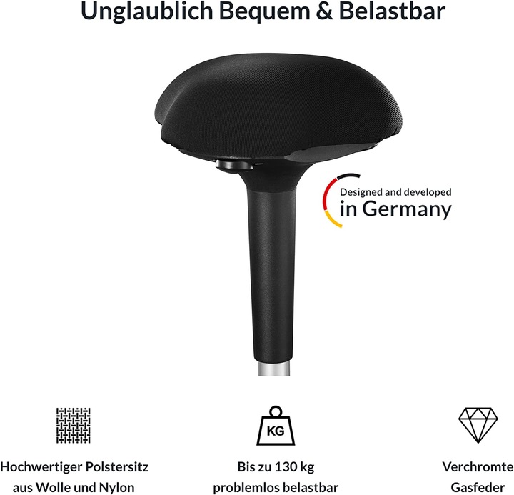 Actual product image Desqup Ergonomic sit & stand stool