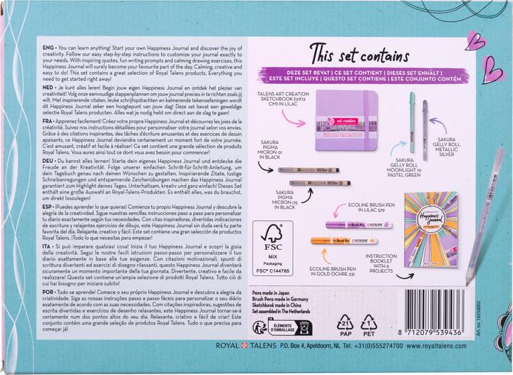Actual product image Talens Journal Set Happiness 8-teilig (8 x)