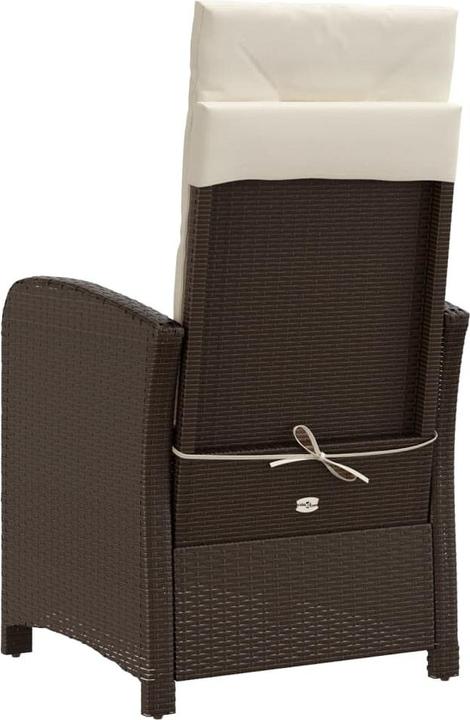 Produktbild vidaXL Gartensessel mit Fussteil 2 Stk. Verstellbar