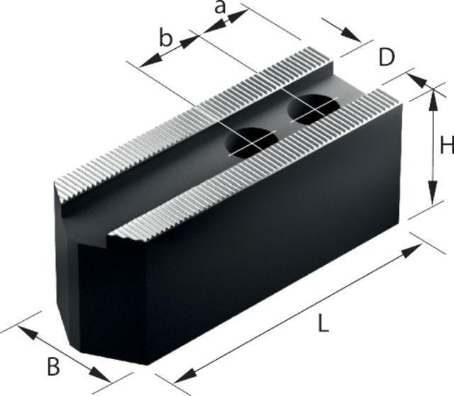 Actual product image Röhm Top jaw set 315, 3-piece
