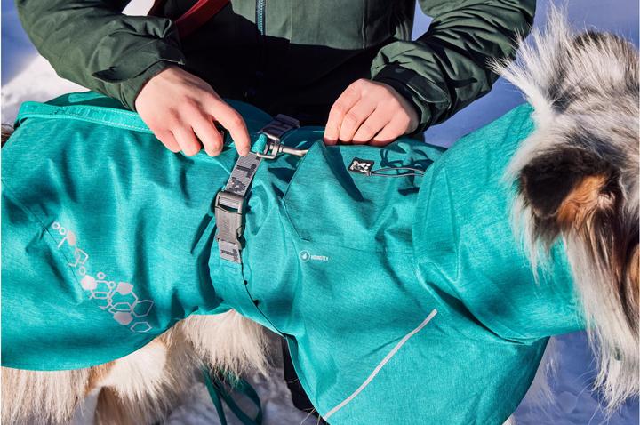 Immagine prodotto Hurtta Monsoon V2 Eco verde mackintosh, 30 cm (30, Cappotto impermeabile per cani)