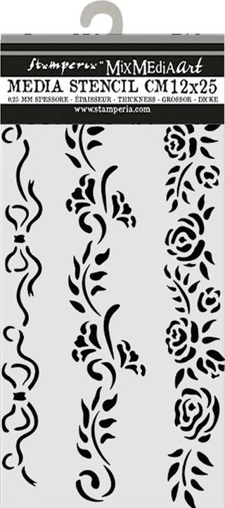 Actual product image Stamperia Schablone "Timeless - 3 Borders"