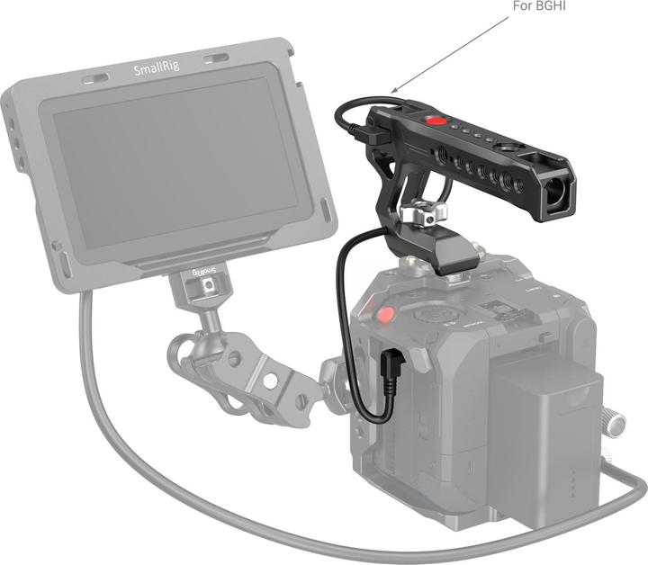 Produktbild SmallRig NATO Top Handle with Record Start/Stop Remote Trigger (Griff)