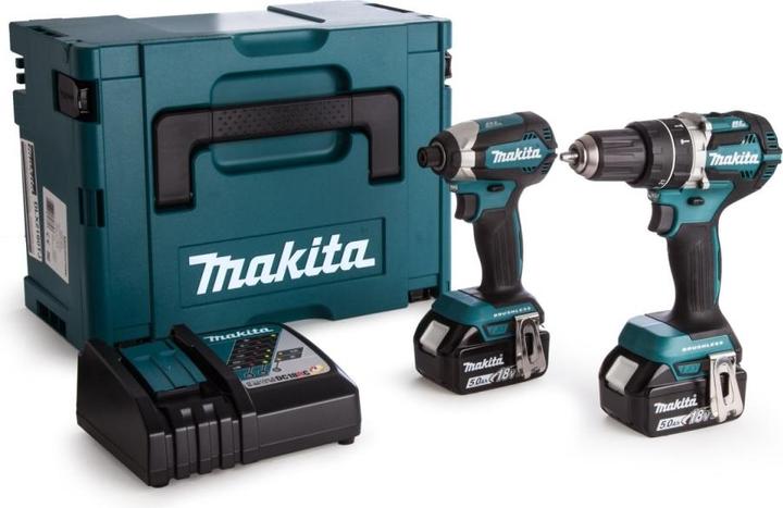 Actual product image Makita DLX2180TJ Set (Rechargeable battery operated)
