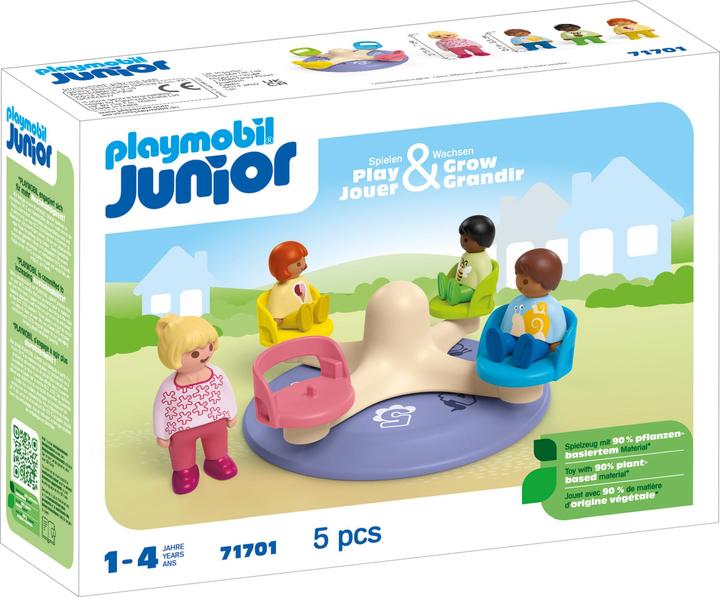 Actual product image Playmobil 71701 Playm. 1.2.3: Number carousel (71701, Playmobil 1.2.3)