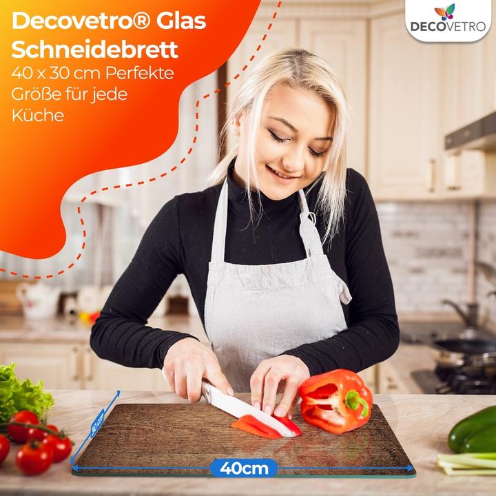 Produktbild Decovetro Schneidebrett Glas