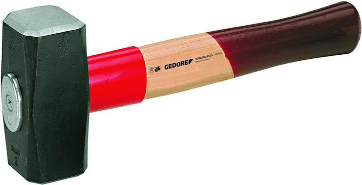 Produktbild Gedore 620 H-1000 Fäustel ROTBAND-PLUS mit Hickorystiel, 1000 g (1000 g)