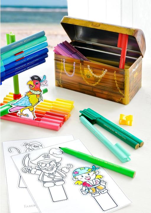 Actual product image Faber-Castell Felt tip pens Connector treasure chest