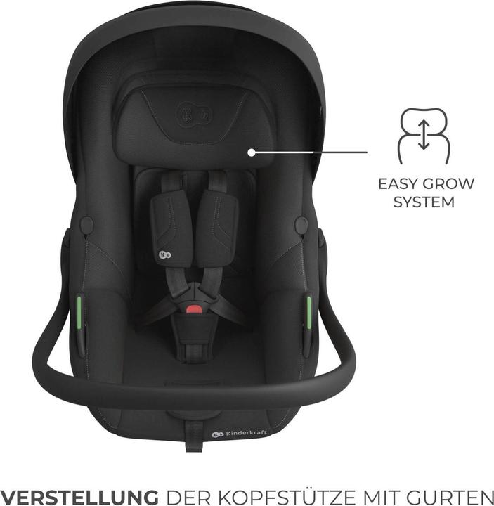 Produktbild KinderKraft Kinderautositz i-Lite mit Endura Safe FX Basis (Babyschale, ECE R129/i-Size Norm)