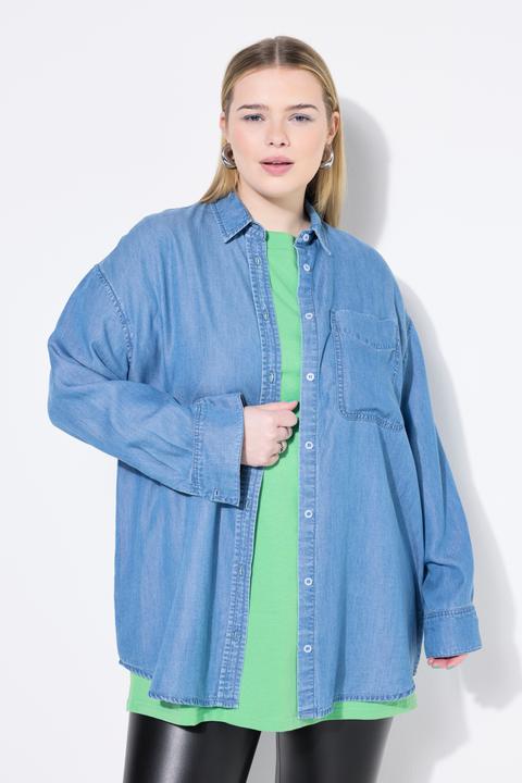 Immagine prodotto Studio Untold Camicia di jeans dal taglio oversize con maniche lunghe (54)