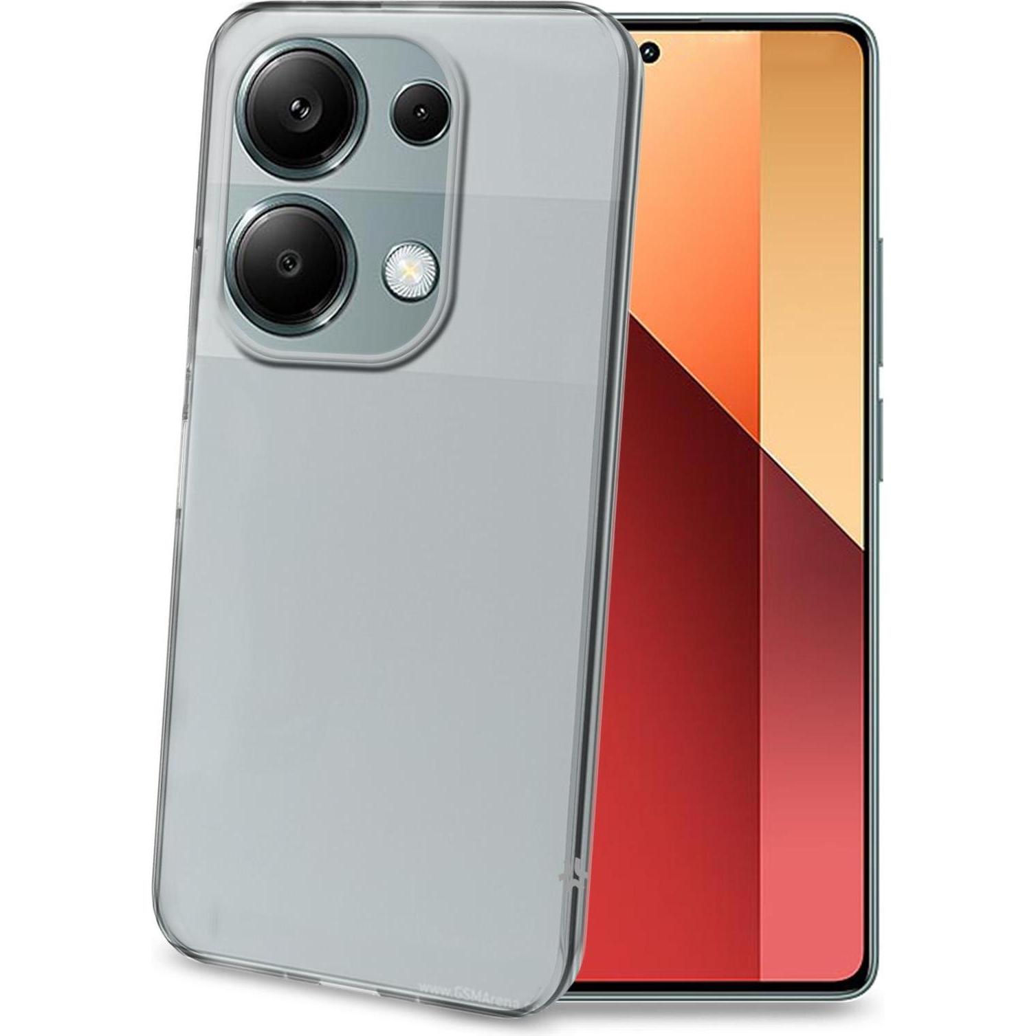 Celly Tpu Cover per Redmi Note 13 (Xiaomi Redmi Note 13 Pro 4G), Cover smartphone, Trasparente