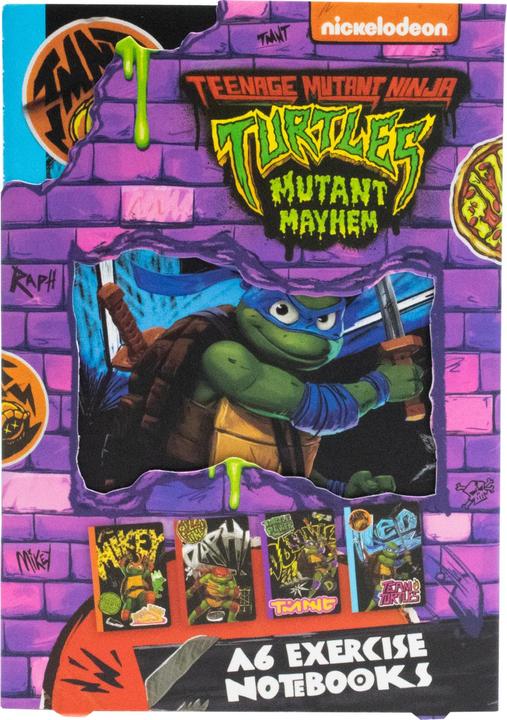Actual product image Thumbs Up ThumbsUP! notebook set of 4 - TMNT (A6, Lined)