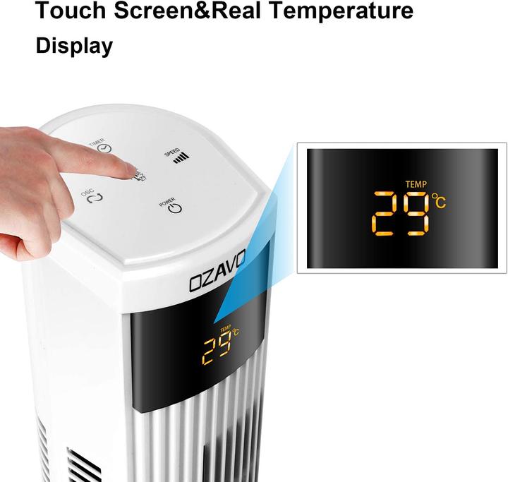 Image du produit Ozavo Ventilateur de tour (55 dB)