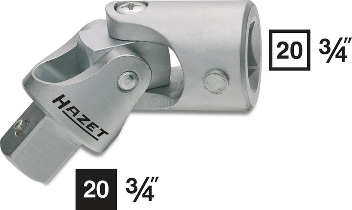 Immagine prodotto HAZET Giunto cardanico 1021 3/4 ″ lunghezza 105 mm