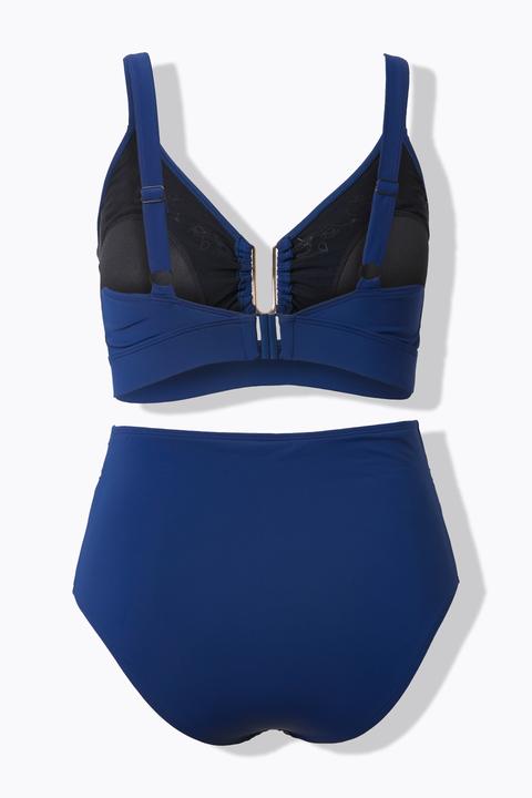Immagine prodotto Ulla Popken Bikini con ricami floreali e coppe morbide (50, 52)