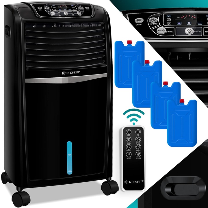 Actual product image Kesser 4in1 Mobile Air Conditioner Black/Silver