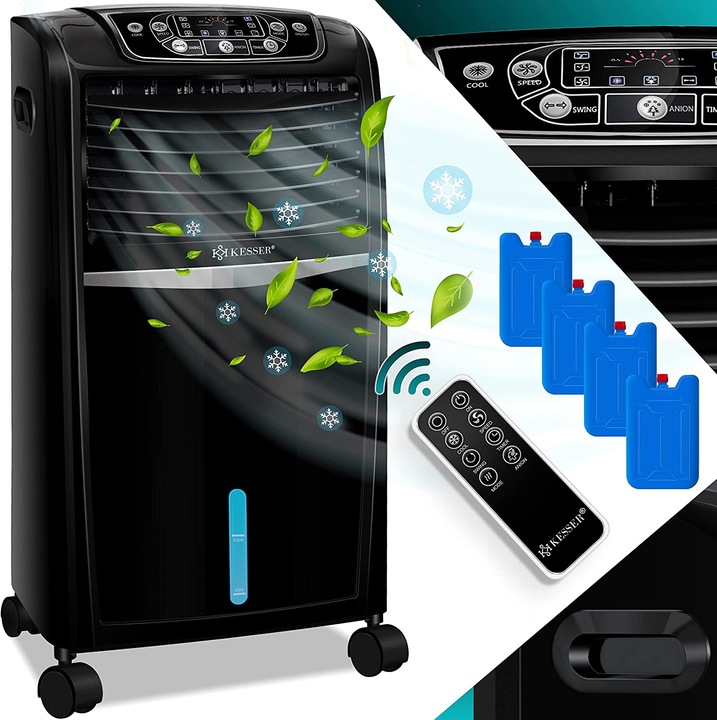Actual product image Kesser 4in1 Mobile Air Conditioner Black/Silver