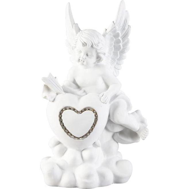 MICA Living, Weihnachtsdeko, Putte - aus Polyresin - 18 x 12 x 30,5 cm - 1 Stück