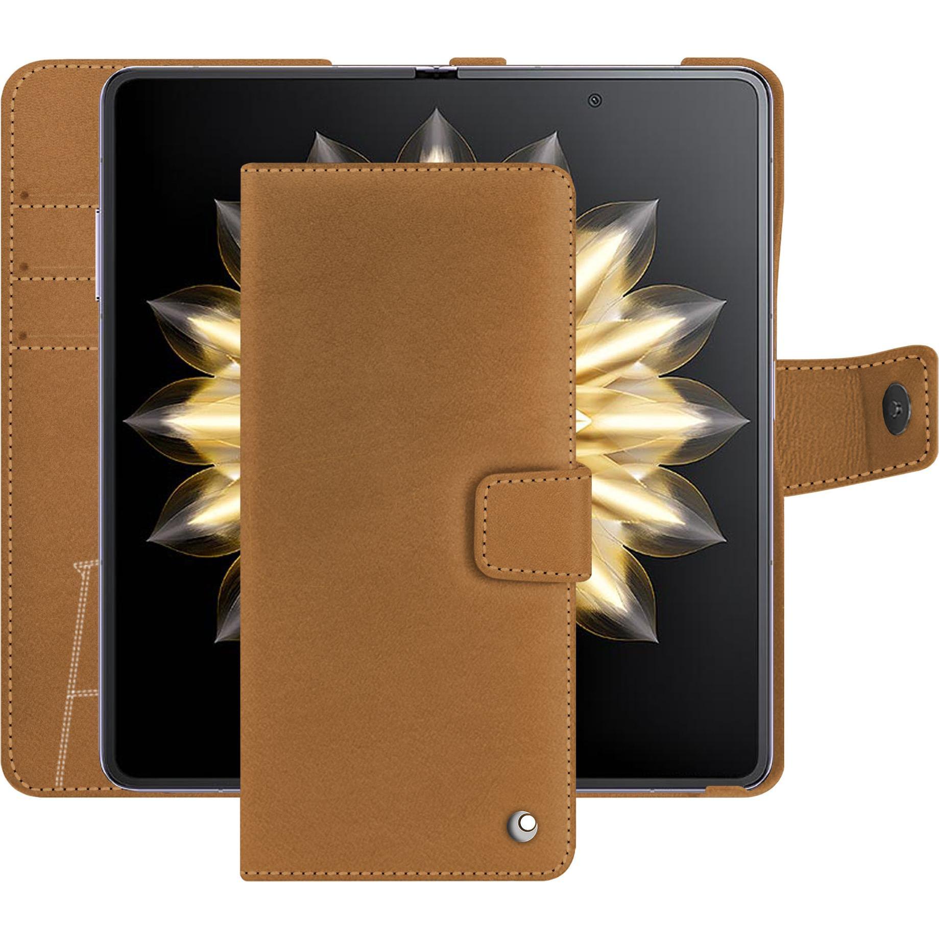 Noreve Honor Magic V2: cover in pelle (Honor Magic V2), Cover smartphone, Marrone