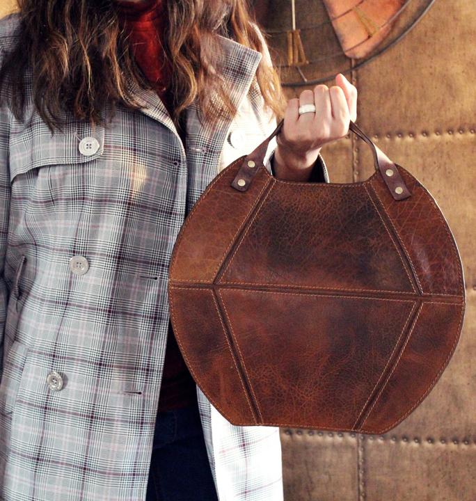 Immagine prodotto Only-Bags.Store Borsa in pelle, borsa a tracolla, borsa a manico alto, regalo di Natale