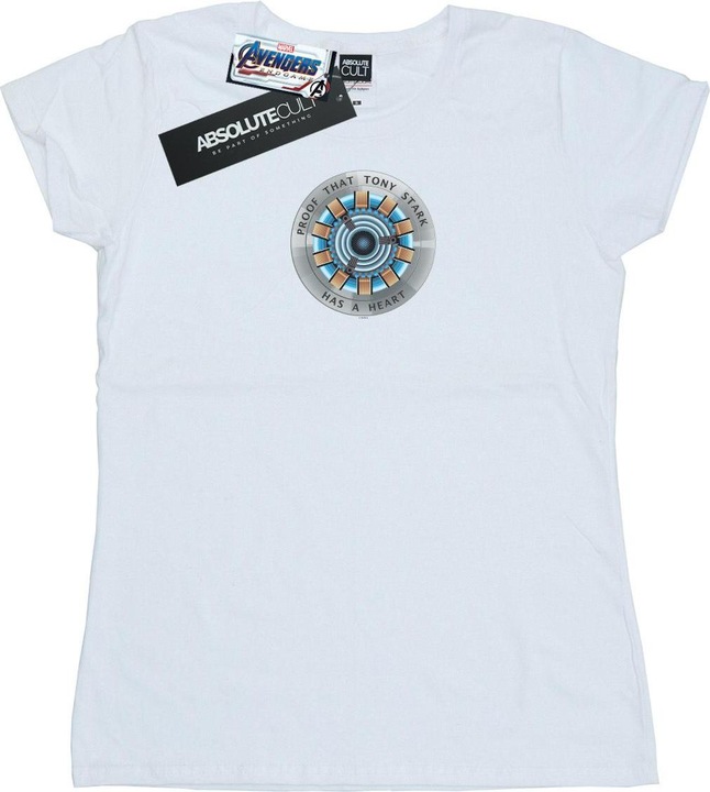 Immagine prodotto Avengers Endgame Tony Stark cuore cotone TShirt (M)