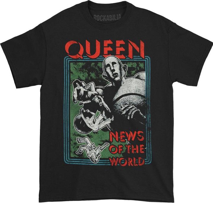 Immagine prodotto Queen Maglietta di Ultime notizie del mondo (M)