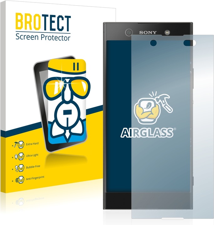 Actual product image BROTECT AirGlass Glass (1 Piece, Sony Xperia XA1 Ultra)