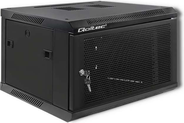 Immagine prodotto Qoltec 54489 Armadio RACK da 19 pollici 6U (6 HE, Rack da 19 pollici)