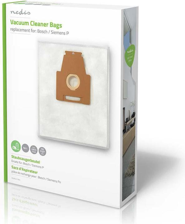 Actual product image Nedis Vacuum Cleaner Bag for Bosch / Siemens P (4x)