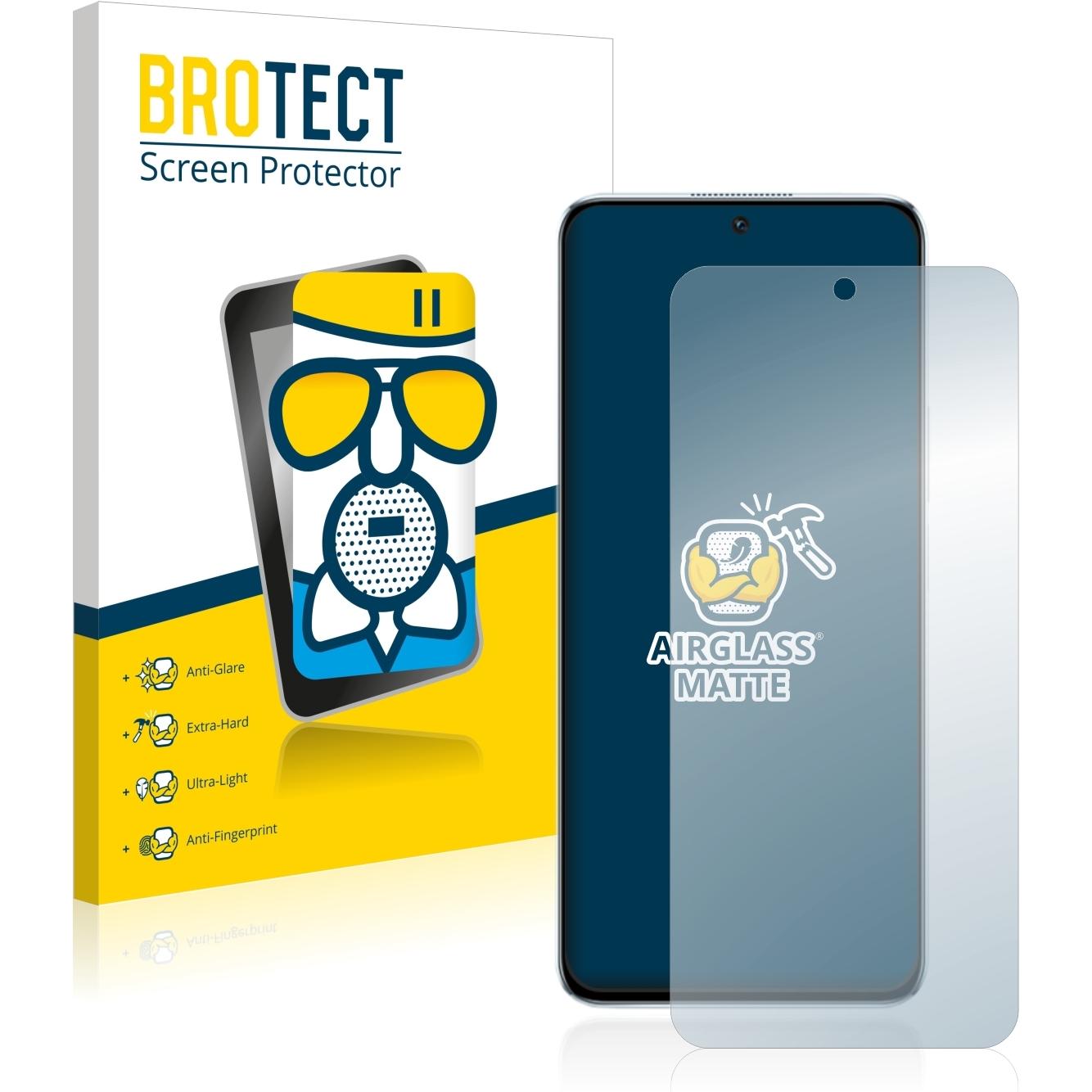 Thumbnail - BROTECT AirGlass Panzerglasfolie Matt (1 Stück, Honor X8), Smartphone Schutzfolie, Grau
