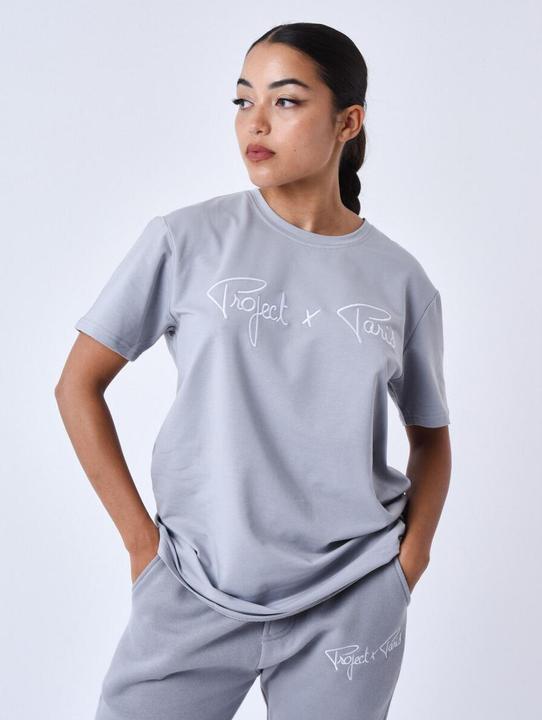 Actual product image Project X Paris logo embroidery t-hirt project x pari baic (S)