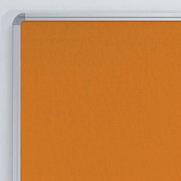 Thumbnail - Ultradex, Präsentationstafel, Stellwandtafel Pinntafel/Whiteboard B2000xH1200xT22mm orange/weiss
