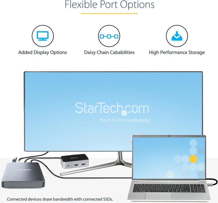 Productafbeelding StarTech .com 4 Bay Thunderbolt 3&trade, NVMe Behuizing (M.2)