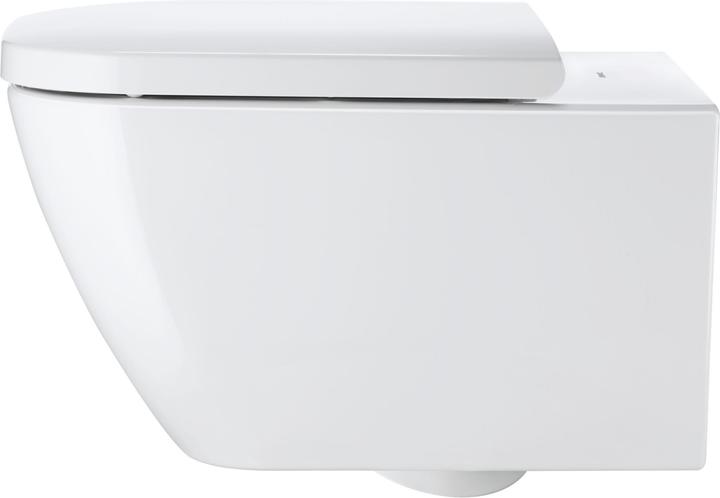 Actual product image Duravit Wall-hung WC HAPPY D.2 RIMLESS deep, 365x540mm HygieneGlaze white