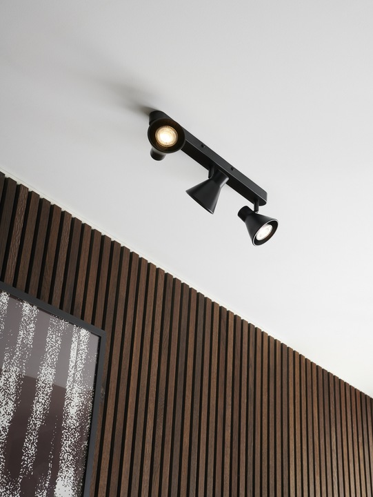Produktbild Nordlux Eik, 3-Spot, Mat Schwarz (GU10)