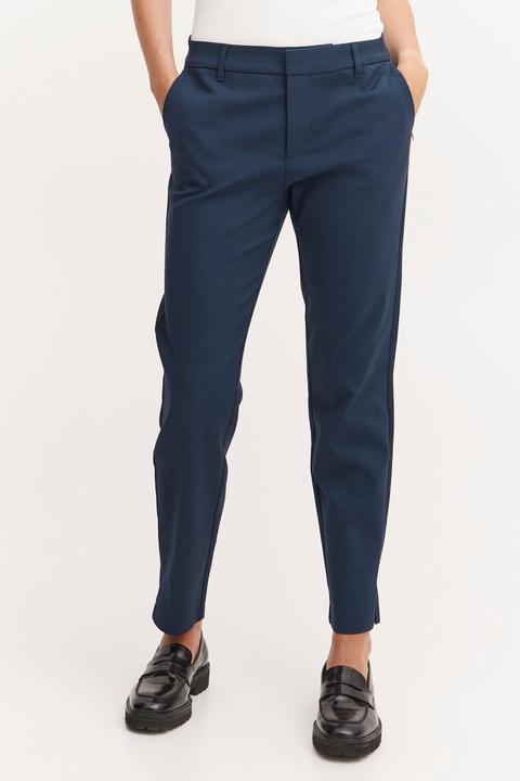 Actual product image Pulz Jeans Pulz - PZBINDY HW Pant - Trousers - 50206891 (34)